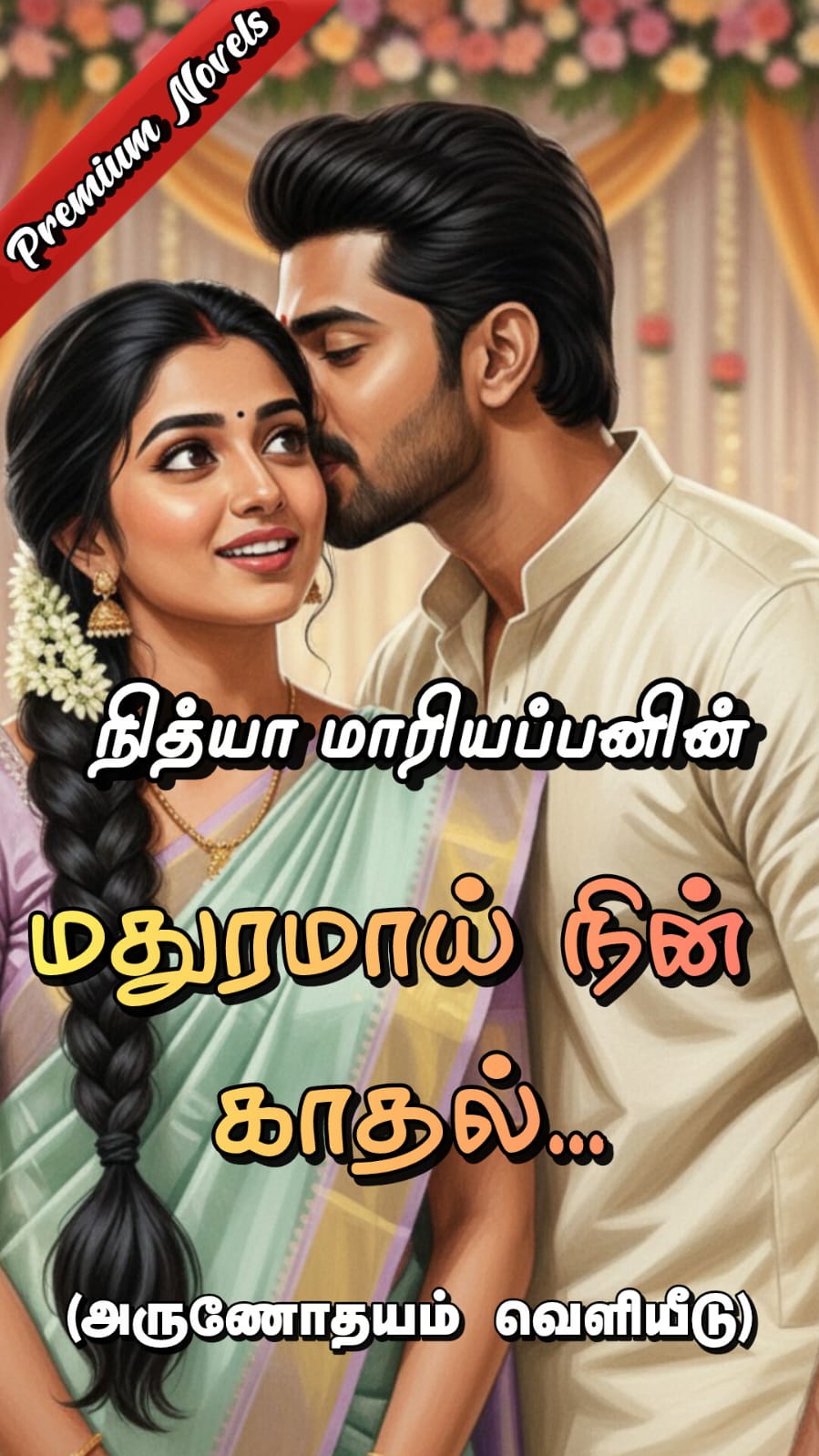Mathuramai nin kadhal premium tamil novel book cover